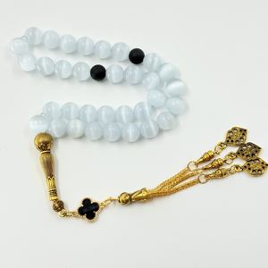 Cuentas <span class=keywords><strong>de</strong></span> oración musulmana 10mm 33 cuentas <span class=keywords><strong>de</strong></span> oración <span class=keywords><strong>de</strong></span> <span class=keywords><strong>cristal</strong></span> blanco piscina árabe cuentas <span class=keywords><strong>de</strong></span> oración islámica alabarlo Tisbiha <span class=keywords><strong>Rosario</strong></span> - Product Image 4