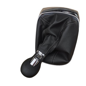Manual 6 Speed Gear <b>Shift</b> <b>Knob</b> Black Leather Style For Chevrolet Trax Buick Encore Opel 55587365 - Product Image 1