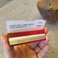 Papier à rouler Rizlas de haute qualité en gros, format King Size, boîte rouge et blanche n°1, accessoires pour fumer des cigares en Afrique, papier à rouler