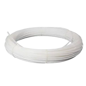 Raw Plastic Hose New Material Factory High And Low Temperature Resistance PTFE Tubing Corrugated Pipe PTFE Tube For Industry PTFE FEP PFA Tubing