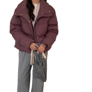 Женская Водонепроницаемая Двухсторонняя куртка 2024 Pinghu, длинная хлопковая подставка для белой утки, осень/зима, 90% покрытие небольшого размера - Product Image 5