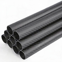 Poteau en fibre de carbone haute rigidité 10 9 8 mm pour tige de marquage topographique