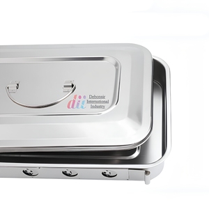 Boîte à instruments dentaires professionnels en acier inoxydable avec couvercle et poignée encastrée – Meilleur fournisseur en gros - Product Image 4