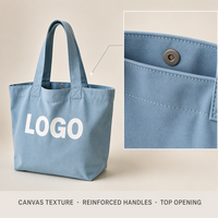 Sac fourre-tout en toile écologique décontracté avec impression personnalisée de couleur et de lettres, option de logo personnalisé pour le shopping, l'école et les voyages