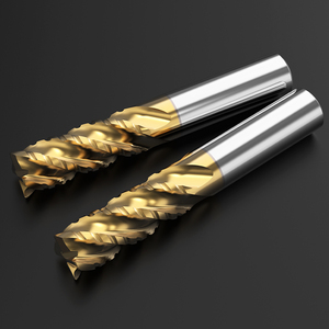 HUHAO Aseismatic 4 Flutes Carbide <strong>End</strong> <strong>Mill</strong> Special Edge Titanium Alloy Special Tungsten Steel Aluminum <strong>End</strong> <strong>Mill</strong> 407121601 - Product Image 4