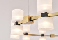 Lustre rond en acrylique postmoderne, design luxueux, décoration artistique, lampe suspendue pour salon, villa, hauteur réglable
