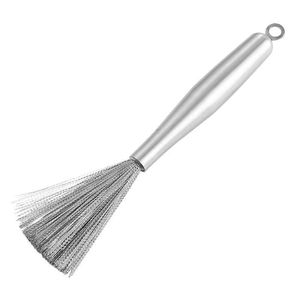 Brosse de nettoyage de casseroles de cuisine, brosse à poils en fil d'acier inoxydable, brosse pratique à main pour éliminer les taches et les résidus alimentaires - Product Image 6