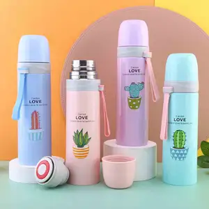 Multi Function Elephant Thermos Bottle Vacuum Cup Flasks Mug Kids Water  Bottle