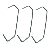 Crochet en forme de S personnalisé Vc suspension industrielle pour le revêtement en poudre crochets en fil C revêtement de puissance en acier