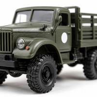 Camion RC utilitaire 6x6 de qualité hobby, télécommande 2,4 GHz, ABS+Métal, tout-terrain 6 roues motrices, prêt à l'emploi intérieur/extérieur, fonction Suivez-moi, chargeur inclus