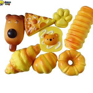 Juguete Sensorial Antiestrés JITENG al por Mayor, Pan de Trigo Integral Artificial, Donut Glaseado, Pelota Antiestrés de PU de Rebote Lento - Product Image 2