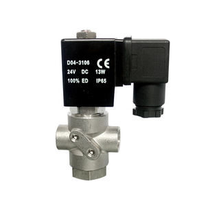 صمام الملف اللولبي للتحكم في 3 اتجاهات VX31, عالمي من النوع VX31 مقاس 1/4 بوصة 12 فولت تيار مستمر 24 فولت مغلق عادة من الفولاذ المقاوم للصدأ - Product Image 3