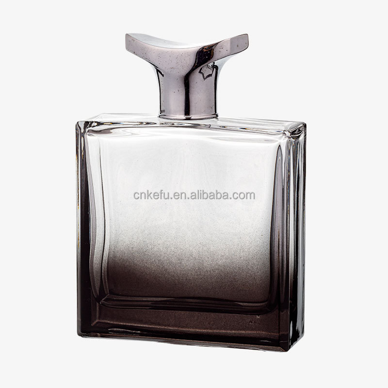 rectangle perfume bottle very thin width glass bottle