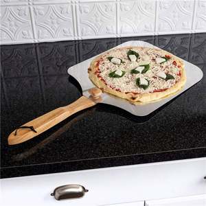 Pelle à <span class=keywords><strong>pizza</strong></span> résistante à la chaleur, ronde, artisanale, perforée, pour restaurants, fabrication artisanale, meilleure pelle, spatule fine, pierre et jeu, chaud - Product Image 6