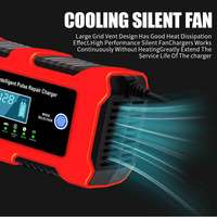 Chargeur de batterie de voiture universel 12V 6A 90W tendance, sans entretien, pour batteries GEL AGM EFB à décharge profonde, avec réparation par impulsions SCP, pour batteries au plomb-acide DC