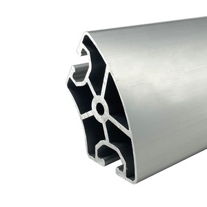 ผู้ผลิตจีน 8209 โปรไฟล์อะลูมิเนียมร่อง T ขนาด 40 มม. ร่องโค้ง 45 องศา รุ่น 40 ซีรีส์ มีมุม 30 45 60 องศา - Product Image 2