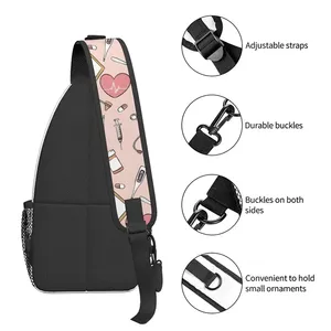 Borsa da petto piccola in poliestere con stampa Medical Care, regalo ideale per uomo e <span class=keywords><strong>donna</strong></span>, cartone animato 2D, grande capacità, sport all'aria aperta, tempo libero, moda - Product Image 5