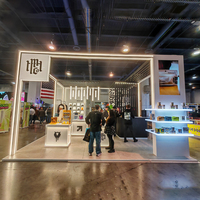 Stand d'exposition professionnel facile à monter, best-seller, 20x20 pieds, design personnalisé, pour salon professionnel, autres équipements de salon professionnel