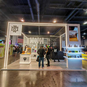 Bán chạy nhất chuyên nghiệp dễ dàng <span class=keywords><strong>x</strong></span>ây dựng 20x20 tùy chỉnh thiết kế triển lãm đứng cho hội chợ thương mại hiển thị thương mại khác hiển thị thiết bị - Product Image 2