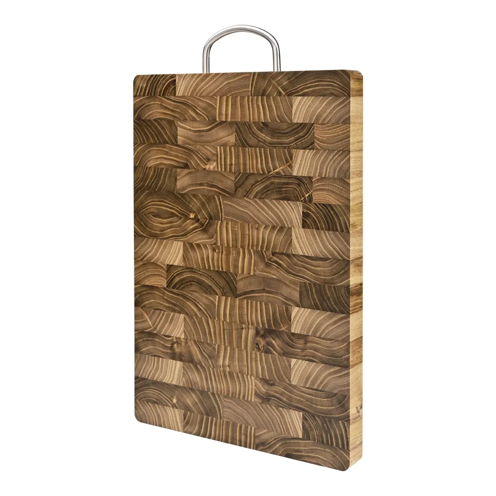 Teak Wood Chopping Boards Block End Grain Cutting Board