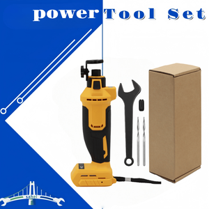 Ouvre-trou <span class=keywords><strong>professionnel</strong></span> sans fil 21V à batterie lithium sans balais, 30000 tr/min, haute vitesse, pour découpe de cloisons sèches, atelier de menuiserie et bricolage - Product Image 1