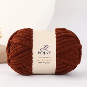 Bojay - Hilo de Terciopelo Suave para Tejer a Crochet, 1 cm de Grosor, Venta al por Mayor, Hilo de Chenilla Grueso 100% Poliéster para Tejer a Mano - Product Image 6