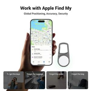 MFi認証付きスマートワールドタグIOSデバイス用のマイキーロストポジショニング防止車キーチェーン電話ファインダーを見つける - Product Image 5