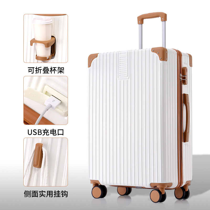 Porte-bouteille d'eau USB [Cocoa White] avec séparateur intégré