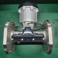 Meter Air Ultrasonik Baja Tahan Karat DN80 DN100 DN150 MBUS RS485 Pembacaan Jarak Jauh Meter Aliran Ultrasonik