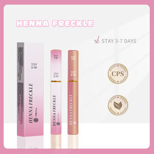 Personalizado vegano marrón granate Henna cara falsa manchas de pecas sombras Gel mate tinte Natural de larga duración con etiqueta privada - Product Image 5