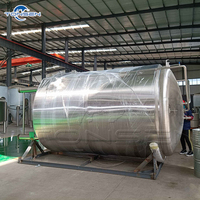 Réservoir à bière brillant en acier inoxydable de 5000 L pour la production industrielle de brasserie avec contrôle de pression