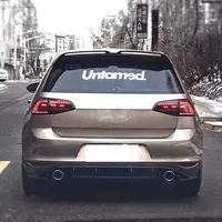 Kit carrosserie inférieur pour Golf 7 MK7 V2 Style 2014 à 2017 : diffuseur de pare-chocs arrière, séparateurs et lames de spoiler