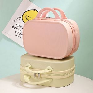 Maleta de Mano con Contraste de Color de Fábrica BSCI, Estuche de Maquillaje Pequeño para Mujer, Práctico Estuche de Viaje con Contraseña de 14 Pulgadas - Product Image 1