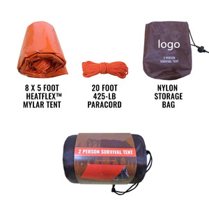 Tenda kehidupan Logo kustom tenda tabung penampungan darurat penyelamatan 2 orang - Product Image 4