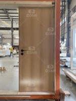 Iberian desain Modern perumahan rumah Interior ruangan kayu lapis kayu Veneer cat campuran Internal pintu kayu untuk rumah