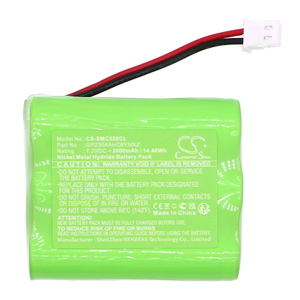 Batería para altavoz de expansión <span class=keywords><strong>Snom</strong></span> 7,20 mAh, AT&T 80-S042-00V Tech ErisStation VCS855, GP230AAHC6YMXZ 2000 V - Product Image 1