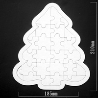Puzzle pour enfants bricolage approvisionnement vierge Sublimation transfert Puzzles tableau thermique dessin à la main blanc puzzle jouet cognitif