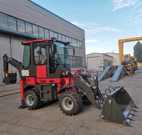 Loader Mini Teleskopik Model Terbaru Gaya Baru WZ35-10, Backhoe Loader Kecil, Sedang Diskon