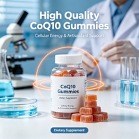 Coenzyme Q10 Gummies nutritionnels naturels sans sucre, compléments antioxydants quotidiens (2,5 g par gomme)