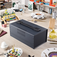 Boîtier de jonction électronique en fer IP54 275*150*110mm, armoire DIY, boîtier de bureau métallique portable, panneau électrique