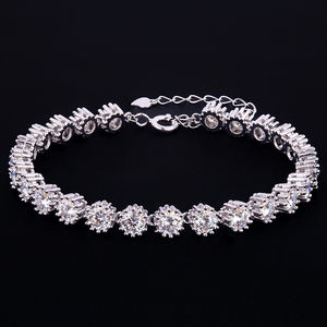 สร้อยข้อมือเทนนิสฮิปฮอปประดับเพชรโมอิสซาไนต์แบบไอซ์เอาท์ เงินแท้ 925 ดีไซน์ทันสมัย สำหรับผู้หญิงและผู้ชาย - Product Image 4