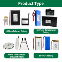 Batterie lithium-ion haute température personnalisée en usine UFX 632440 HT 600mAh 3.7V pour GPS