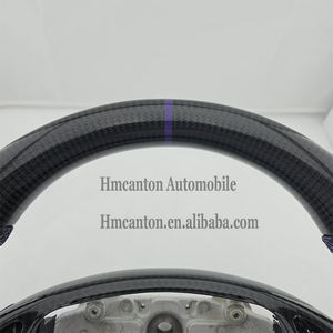 Volante Deportivo de Fibra de Carbono con Revestimiento de Cuero Liso y Franja Superior para Infiniti G27 G37, el Más Popular - Product Image 6