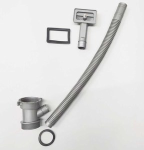 Hiện đại PP grey/Trắng Bồn Rửa Nhà Bếp tràn Bộ dụng cụ với linh hoạt ống nước thải lọc vít Cống kết nối dễ dàng cài đặt - Product Image 2