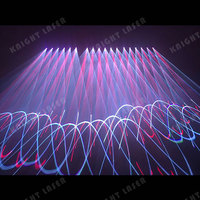 6 yeux tête mobile dmx éclairage de scène professionnel lumière laser 18w dj rvb projecteur pour la fête