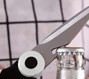 Ciseaux de cuisine multifonctionnels en acier inoxydable, écologiques, professionnels, pour la préparation du poisson, du barbecue et la découpe des os de poulet - Product Image 4