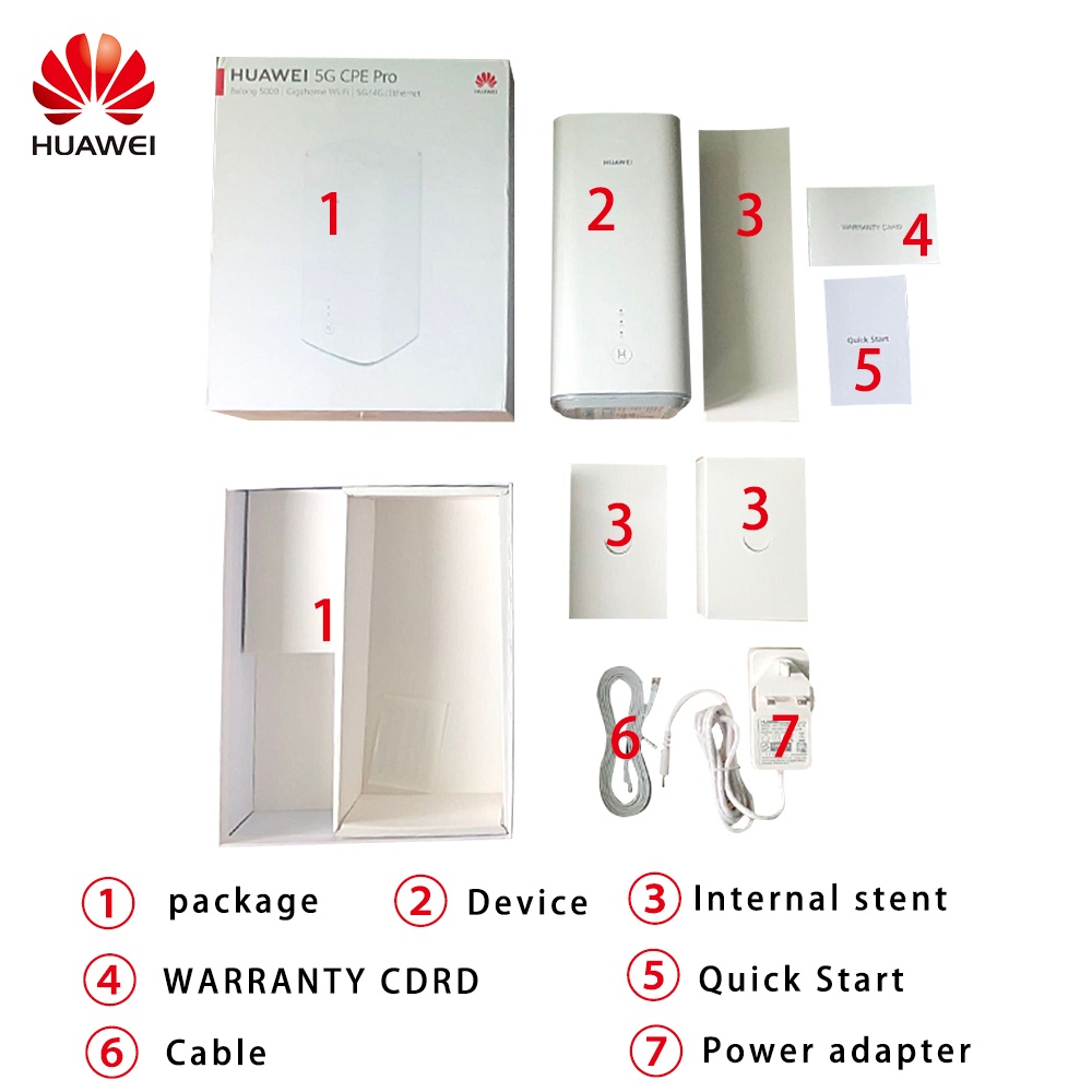 HUAWEI 5G CPE Pro Hcx H112-372 - Wireless Wifi Network Router