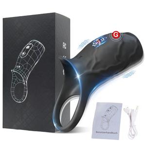 Titreşimli Penis kol horoz halka Penis halkası vibratör Penis Extender DickTesticles için G Spot stimülasyon seks oyuncakları erkekler için erkek - Product Image 1
