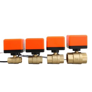 Vanne à boisseau sphérique électrique Dijitong DN25 en laiton, contrôle automatique de l'eau, type vertical K8B - Product Image 1