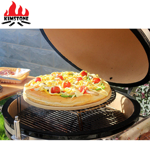 <span class=keywords><strong>Pierre</strong></span> à pizza ronde <span class=keywords><strong>en</strong></span> céramique KIMSTONE <span class=keywords><strong>pour</strong></span> <span class=keywords><strong>barbecue</strong></span> au charbon de bois de 13 pouces, résistante aux hautes températures, <span class=keywords><strong>pour</strong></span> cuisine extérieure et camping - Product Image 3